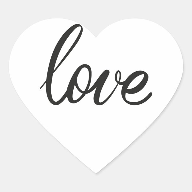 Sticker Cœur Amour  (Devant)