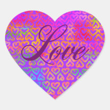 Amour du coeur arc-en-ciel