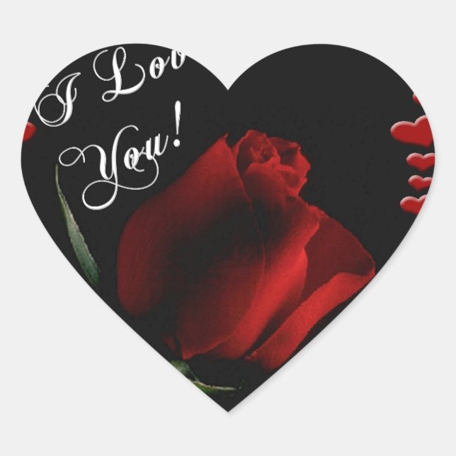 Sticker Cœur Amour Wedding shower Couple Valentine Mère Femme (Devant)