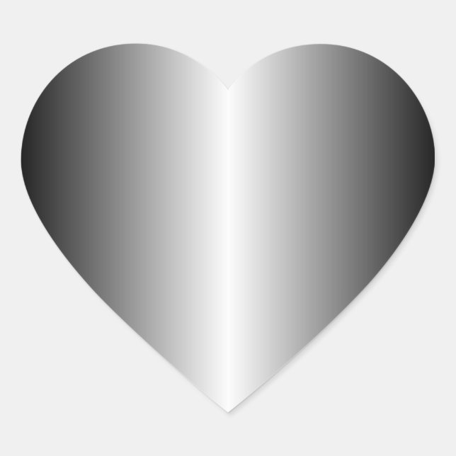 Sticker Coeur Argent (Devant)