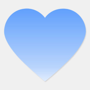 Sticker Cœur arrière - plan d'eau blanche bleue