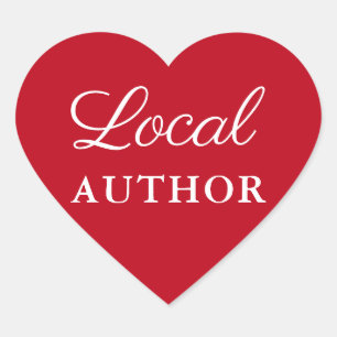 Sticker Cœur Auteur local Promo Red Heart