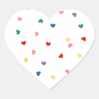 Sticker Cœur avec de petits coeurs