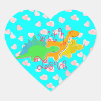 Avec des dinosaures d'amour