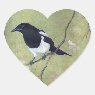 Sticker Cœur Baguettes de coeur de Magpie et Dogwood