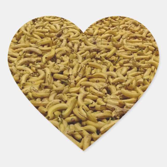 Sticker Coeur Bananes (Devant)