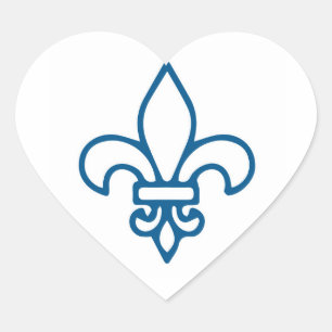 Sticker Cœur Bas x4 Québec