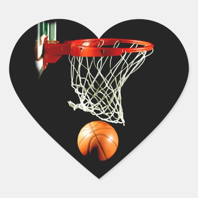 Sticker Cœur Basket (Devant)