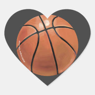 Sticker Cœur Basket