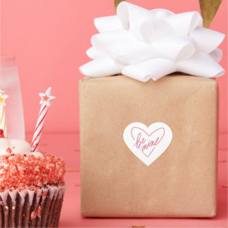 STICKER CŒUR BE MINE 