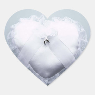Sticker Cœur Bearer Cerf Coeur Coussin Coeurs Mariages