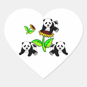 Sticker Cœur Bears de Sunflower