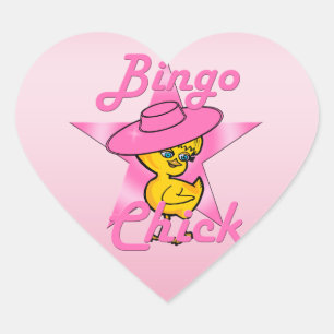 Sticker Cœur Bingo Chick #8