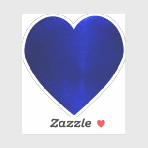 Sticker Coeur Bleu