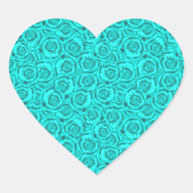Sticker Cœur bleu (Devant)