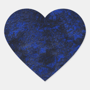 Sticker Cœur Bleu cobalt