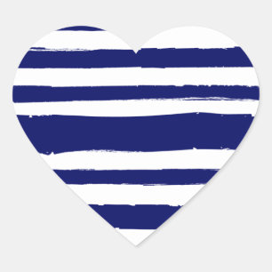 Sticker Cœur Bleu de la Marine
