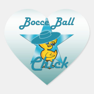 Sticker Cœur Bocce Ball Chick #7