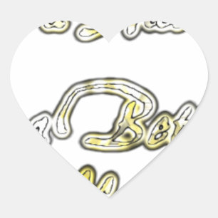 Sticker Cœur Bonne journée et une meilleure soirée Citation d'a