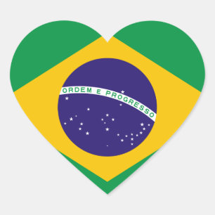 Sticker Cœur brésil