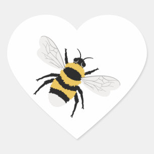 Sticker Cœur Bumble Bee
