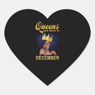 Sticker Cœur Cadeaux d'anniversaire Les Reines Sont Nées En D