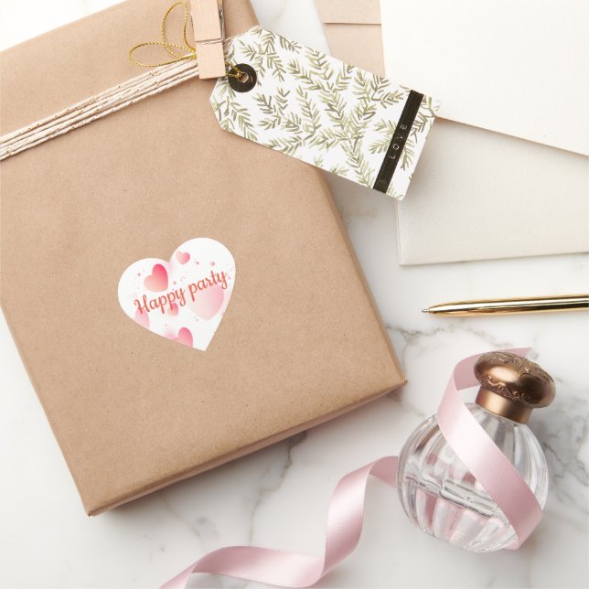 Sticker Cœur caisson (Cadeaux)