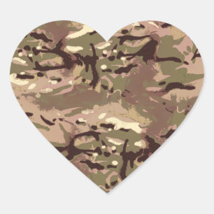 Sticker Cœur Camo Camo, C'Est Pourquoi ? LIDJ Design.