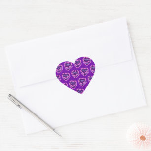Sticker Cœur Cancer Zodiac Coquette Coeur Anniversaire Gâteau