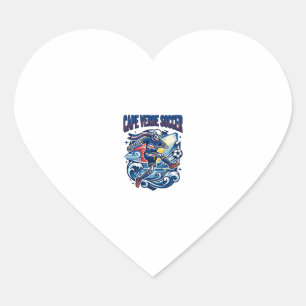 Sticker Cœur Cape Verde Football Skeleton Attaquant Nations Pre