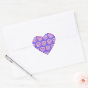Sticker Cœur Capricorne Zodiac Coquette Coeur gâteau d'annivers
