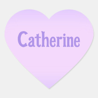 Sticker Coeur Catherine Lavender Rose