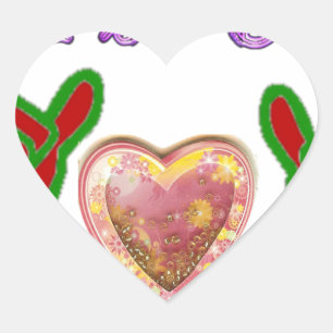 Sticker Cœur Ce type adore les grands cadeaux d'art Imprimer