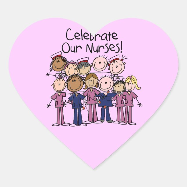 Sticker Cœur Celebrate (Devant)