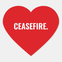 Cessez-le texte blanc minimaliste anti-guerre