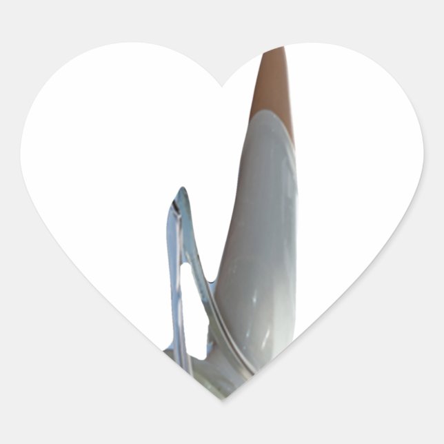 Sticker Cœur Chantez votre corne (Devant)