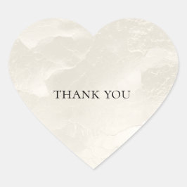 Sticker Cœur Chic Perle Blanc Glam  