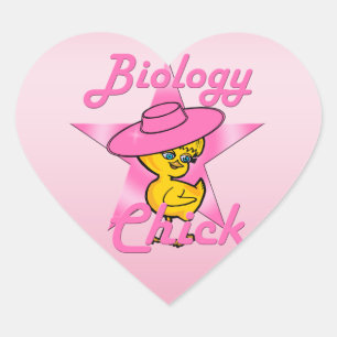 Sticker Cœur Chick en biologie #8