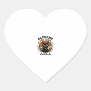 Sticker Cœur Chimie Chat Amoureux des Chats Cadeau - Club de Ch