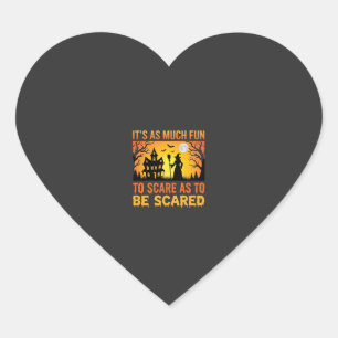 Sticker Cœur Citation de sorcière effrayante pour maison hantée