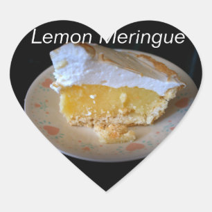 Sticker Cœur Citron meringue