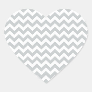 Sticker Cœur Cliquez sur Personnaliser pour modifier Gris en co