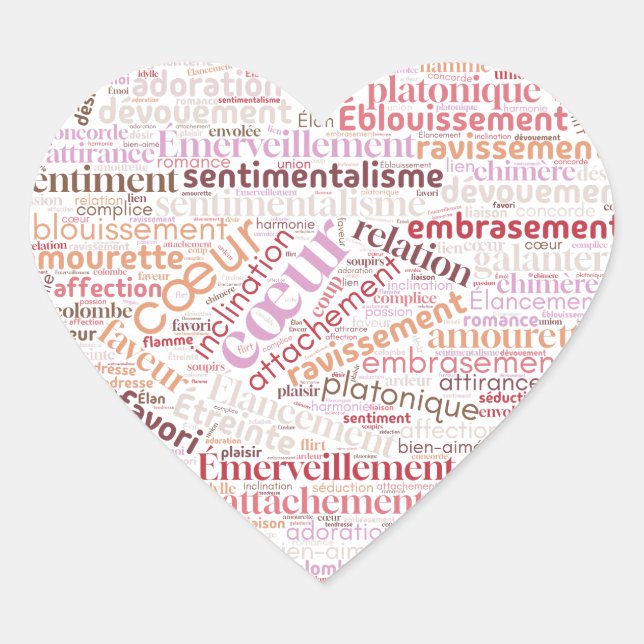 Sticker Cœur coeur (Devant)