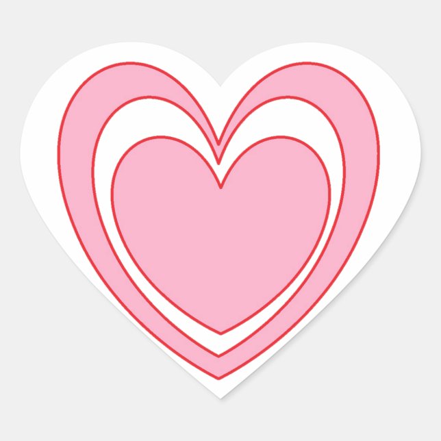 Sticker Cœur Coeur 2 (Devant)