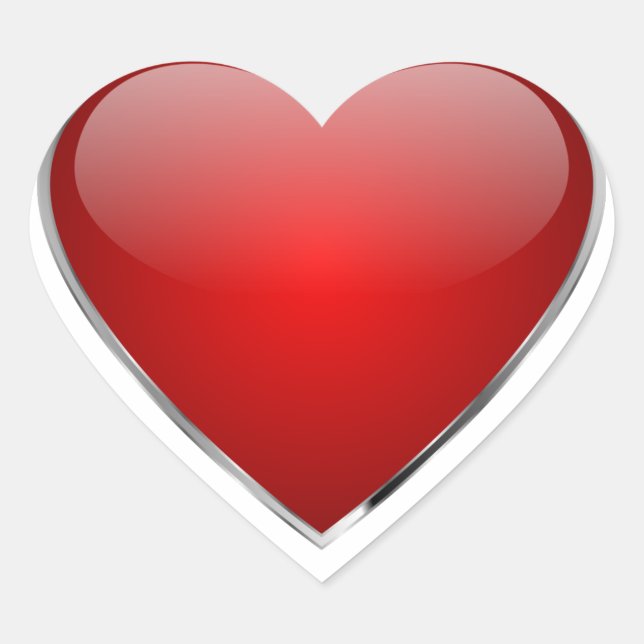 Sticker Cœur Coeur d'amour (Devant)