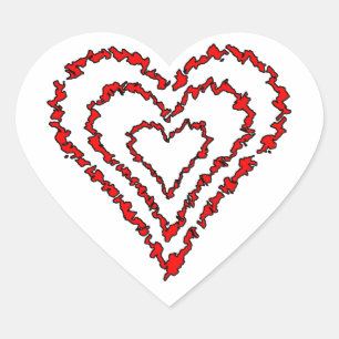 Sticker Cœur Coeur d'amour