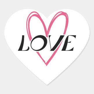 Sticker Cœur Coeur d'amour