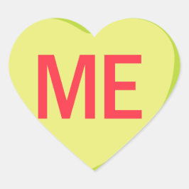 Sticker Cœur Cœur de bonbon - MOI