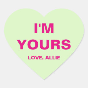 Sticker Cœur Coeur de conversation de la Saint-Valentin