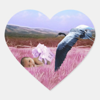 Sticker Cœur Coeur de la petite fille
